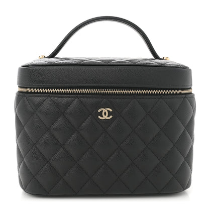 Chanel Caviar Quilted Large Vanity Pouch Black 1 of 8