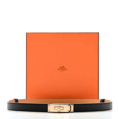 Hermes Epsom Kelly Belt Black 6 of 6