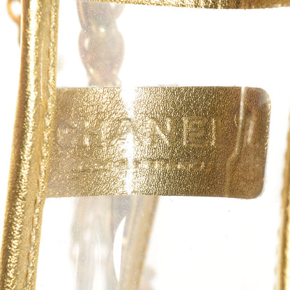 Chanel Vinyl Naked Classic Large Flap Gold 6 of 9