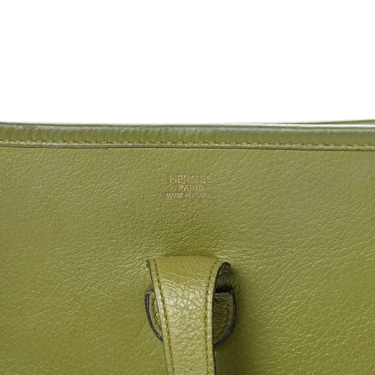 Hermes Taurillon Clemence Evelyne III PM Vert Anis 5 of 18