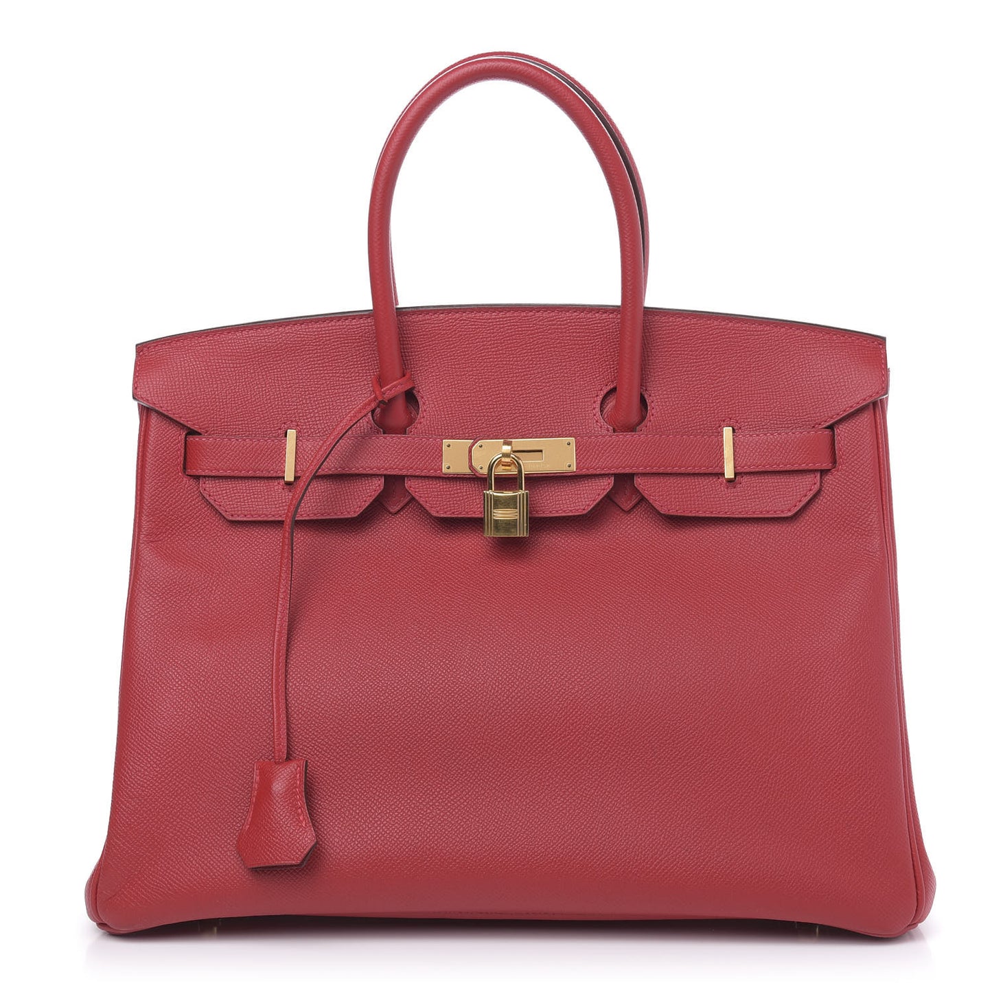 Epsom Birkin 35 Rouge Casaque