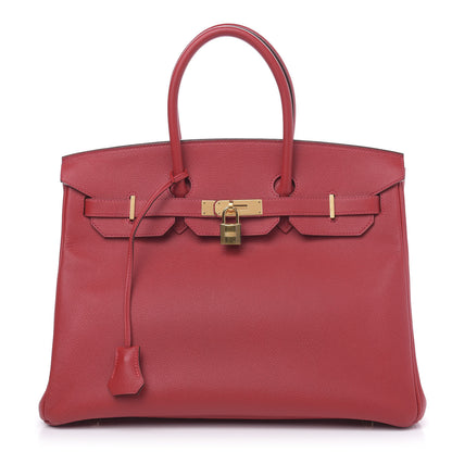Hermes Epsom Birkin 35 Rouge Casaque 1 of 10