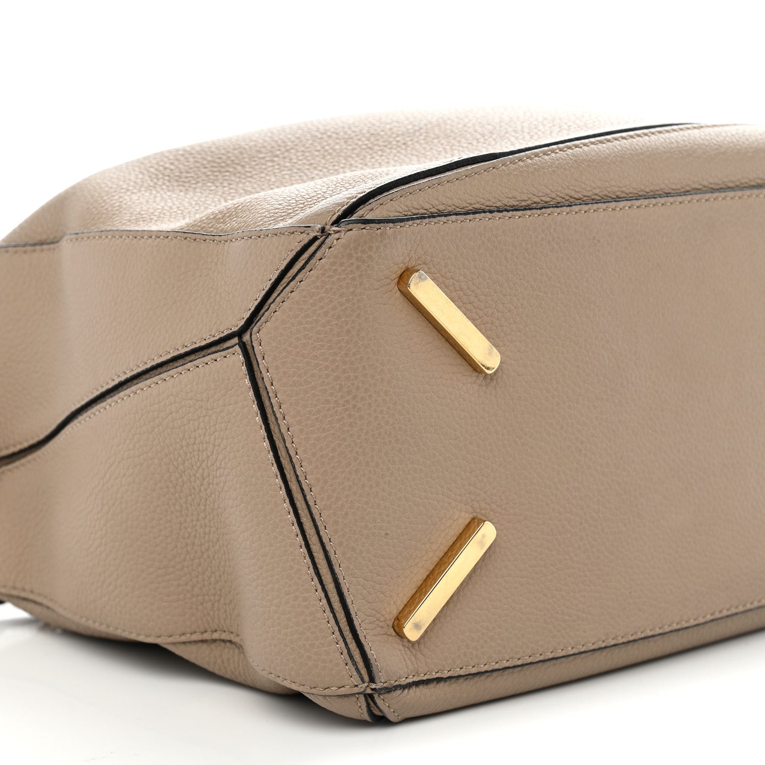 Loewe Grained Calfskin Medium Puzzle Bag Sand 10 of 12