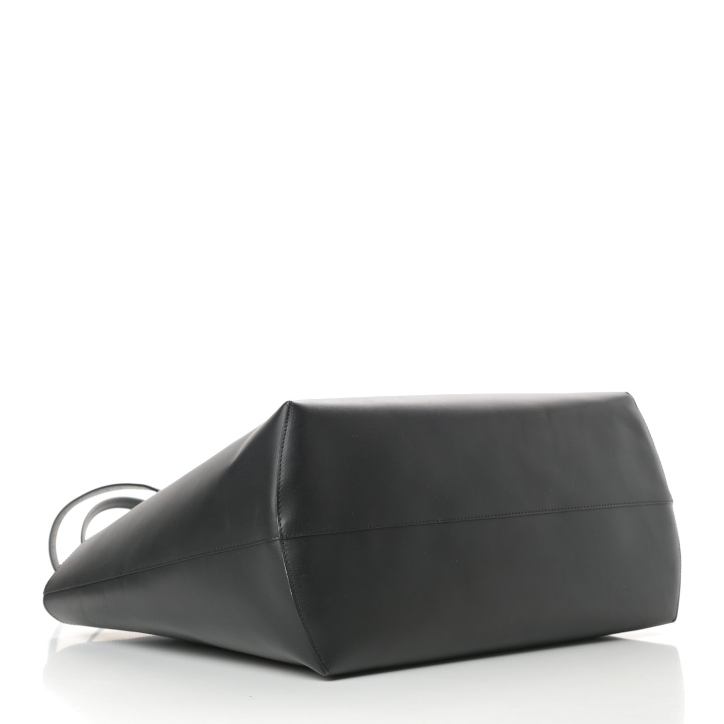 Vitello Ginevra Elaphe Monster Eyes Shopping Tote Black Naturale
