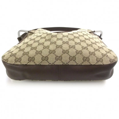Gucci Canvas Monogram Shoulder Bag Ebony 4 of 10
