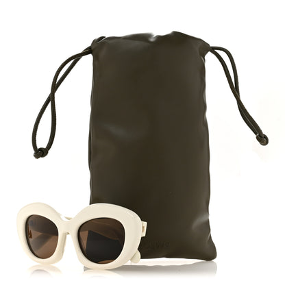 Loewe Acetate Curvy Sunglasses LW40153I White 7 of 7