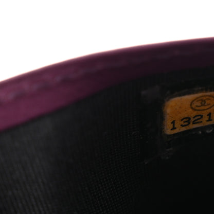 Chanel Patent Coco Cabas Yen Wallet Purple 8 of 11