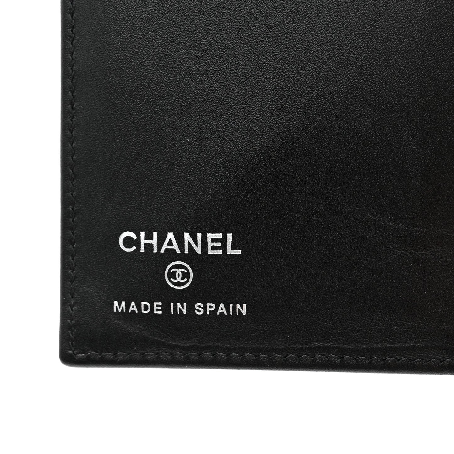 Caviar Timeless Passport Holder Black