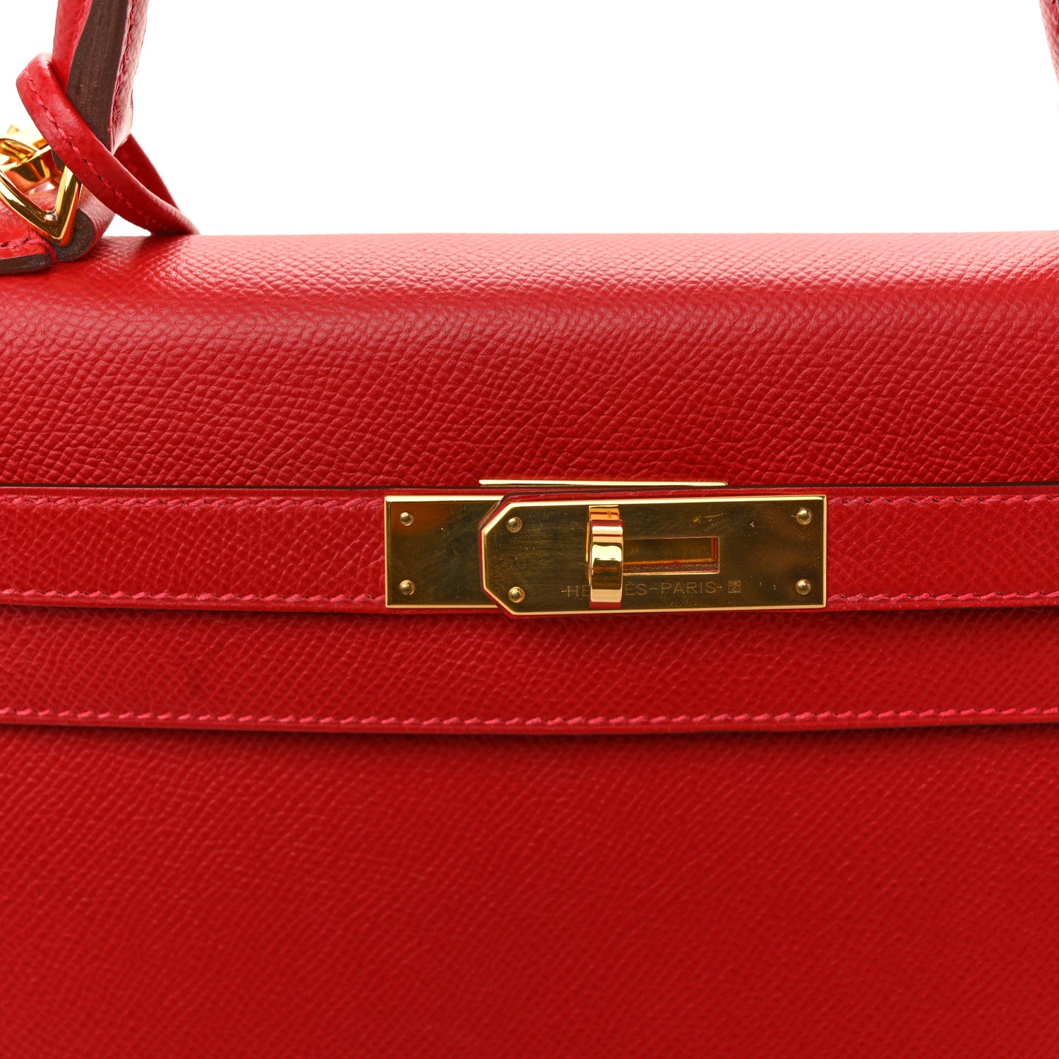 Hermes Epsom Kelly Sellier 28 Rouge Casaque 11 of 15