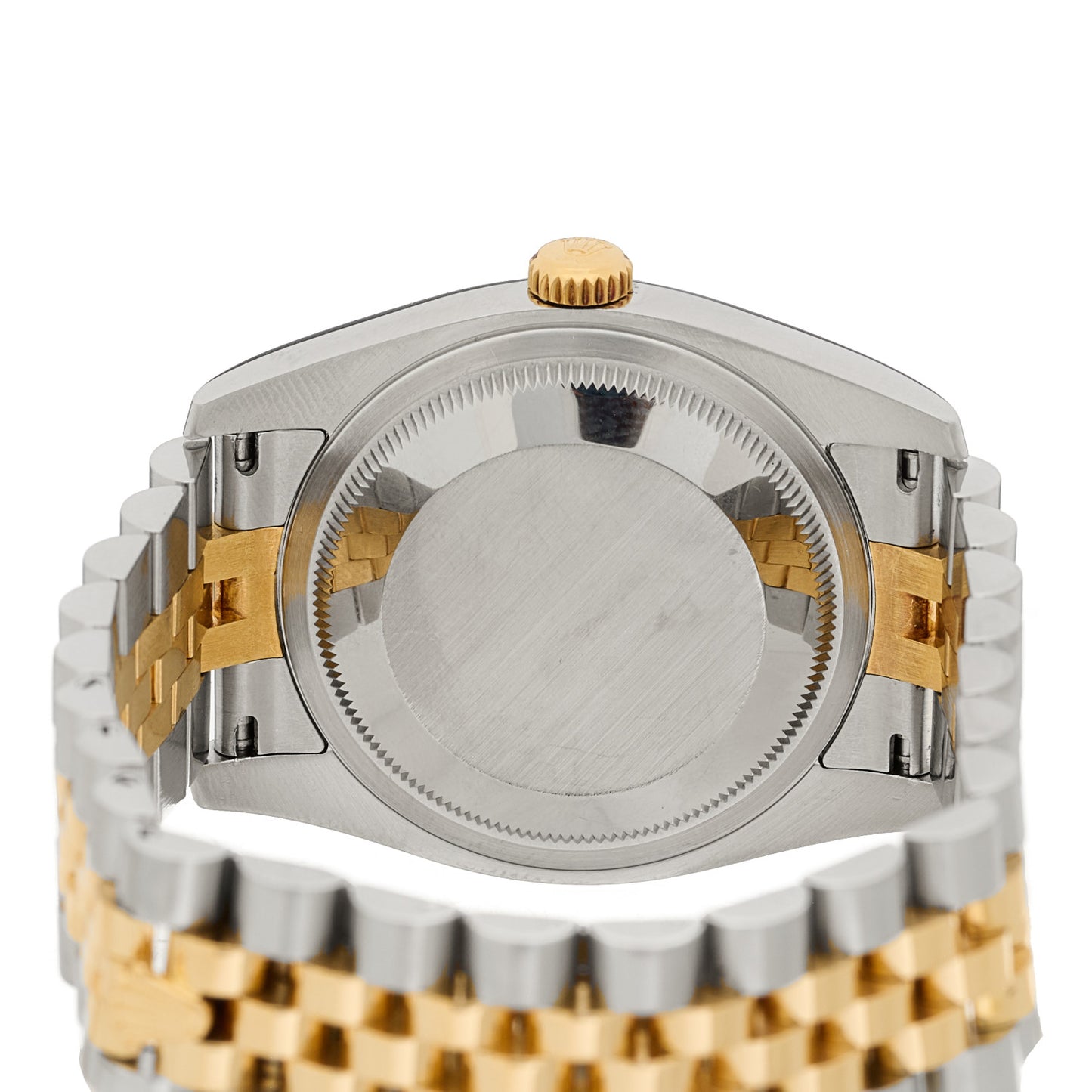 Stainless Steel 18K Yellow Gold 36mm Oyster Perpetual Datejust Watch Champagne Roman 116233