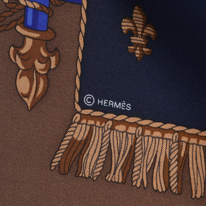 Hermes Silk Vue Du Carosse De La Galere La Reale Scarf 90 4 of 5