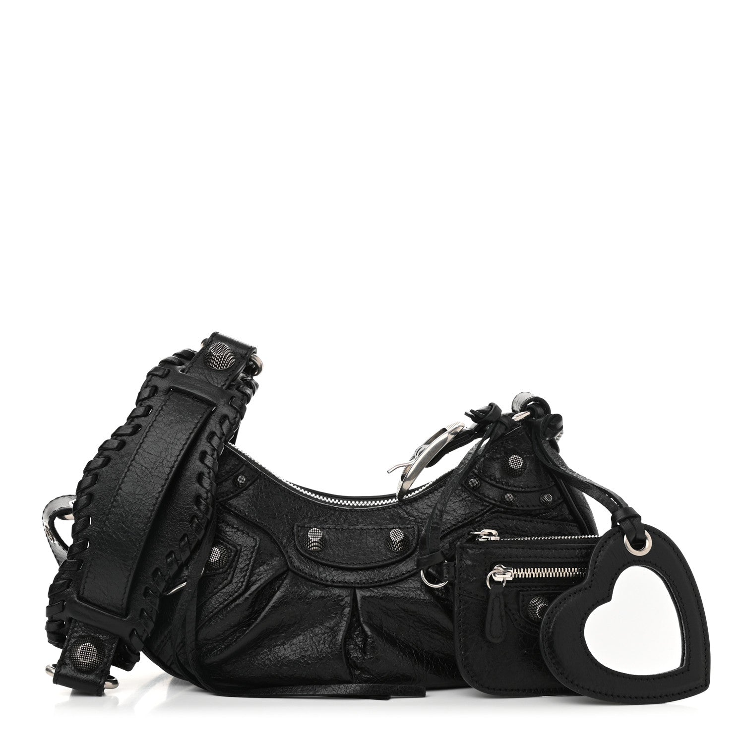 Balenciaga Agneau Arena Le Cagole Shoulder Bag XS Black 1 of 11