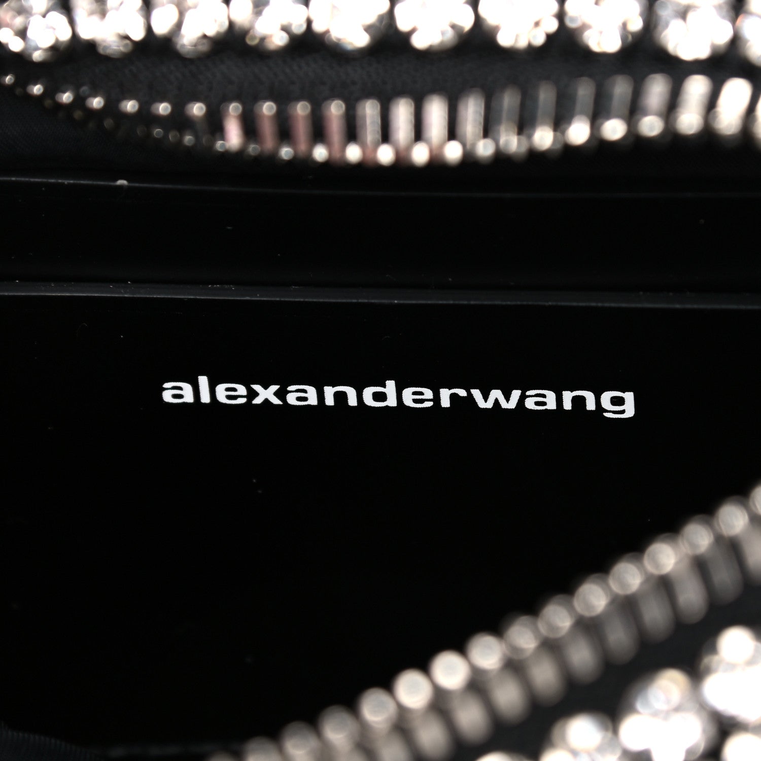 Alexander Wang Mesh Crystal Wanglock Fortune Cookie Bag Black 6 of 8