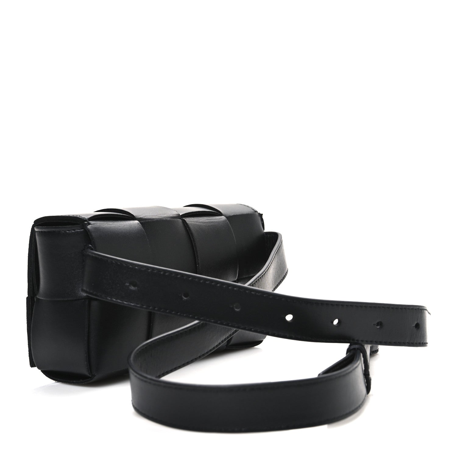 Bottega Veneta Nappa Maxi Intreccio The Belt Cassette Bag Black 3 of 9