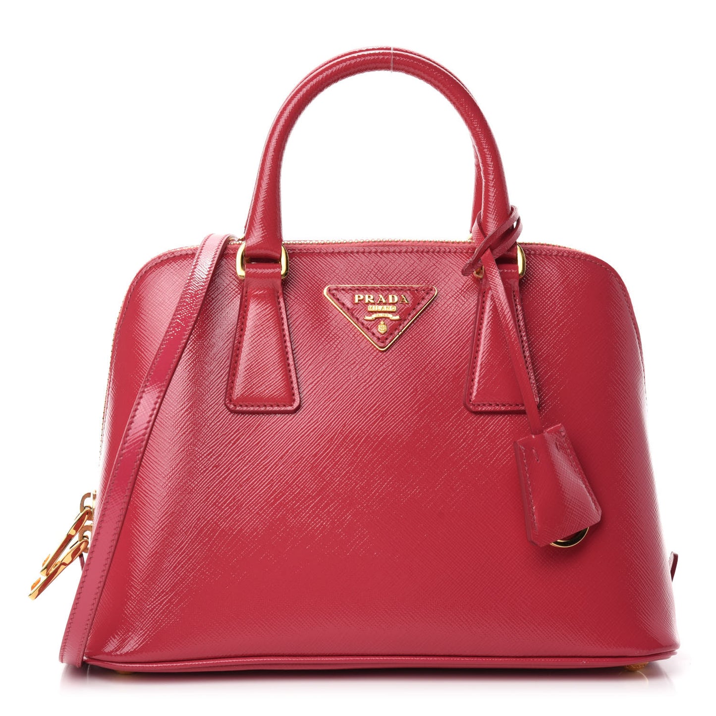 Saffiano Vernice Small Promenade Tote Peonia