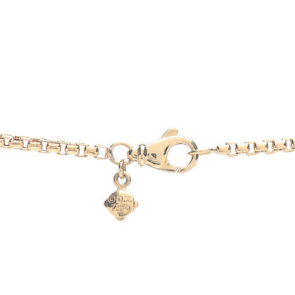 David Yurman 18K Yellow Gold Pearl Station Chain Necklace 4 of 4