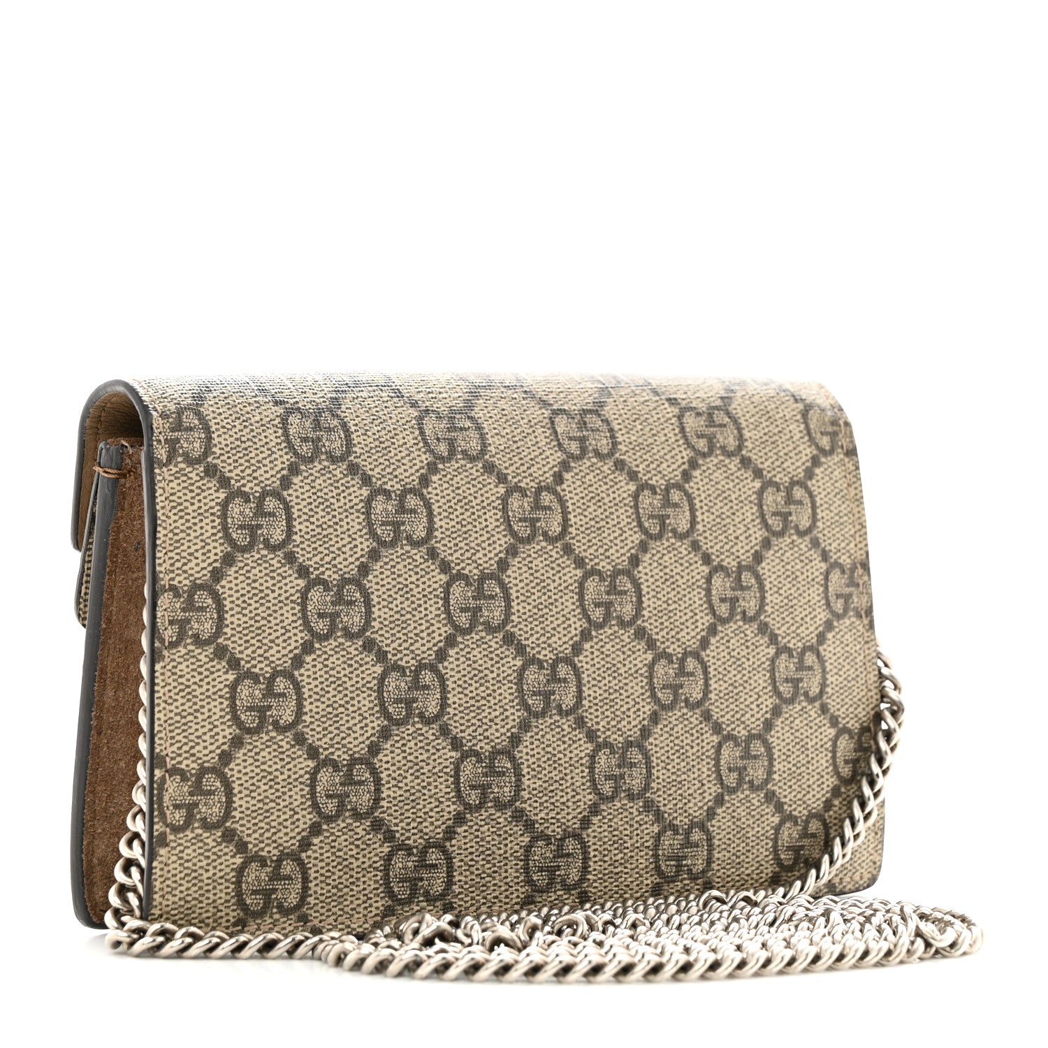 Gucci GG Supreme Monogram Super Mini Dionysus Shoulder Bag Taupe 3 of 12