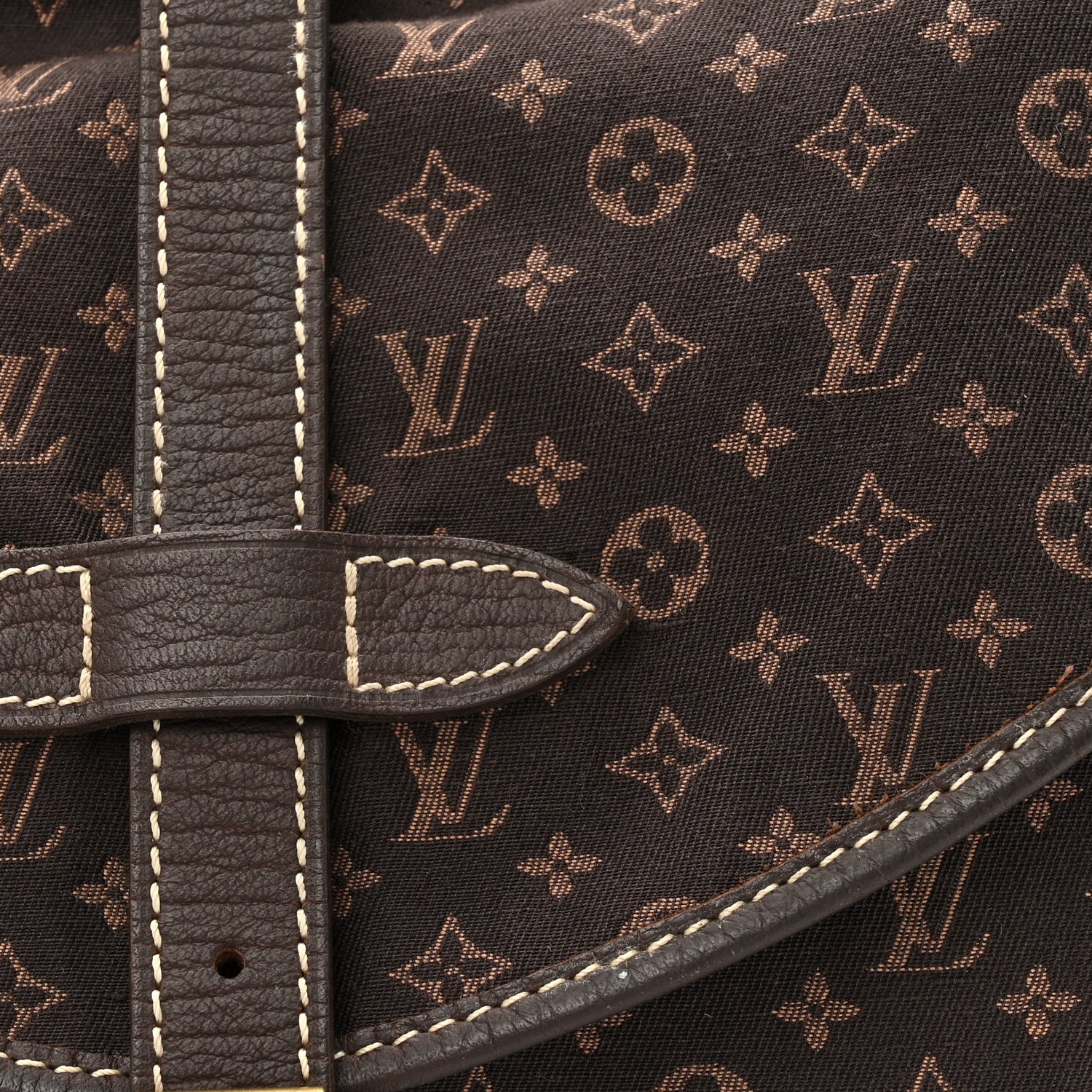Louis Vuitton Monogram Mini Lin Saumur Ebene 8 of 13