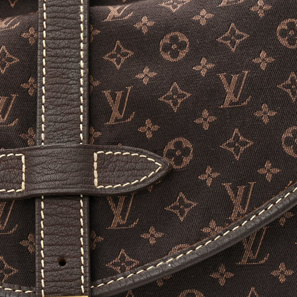 Louis Vuitton Monogram Mini Lin Saumur Ebene 8 of 13
