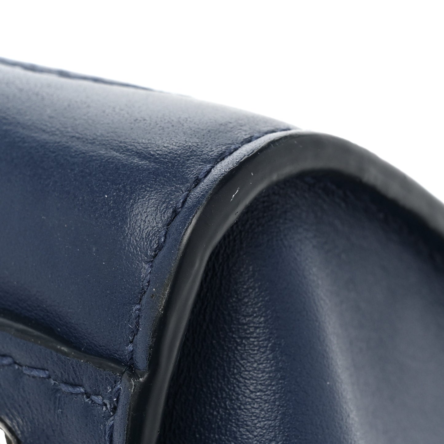 City Calfskin Twin Pocket Tote Bluette