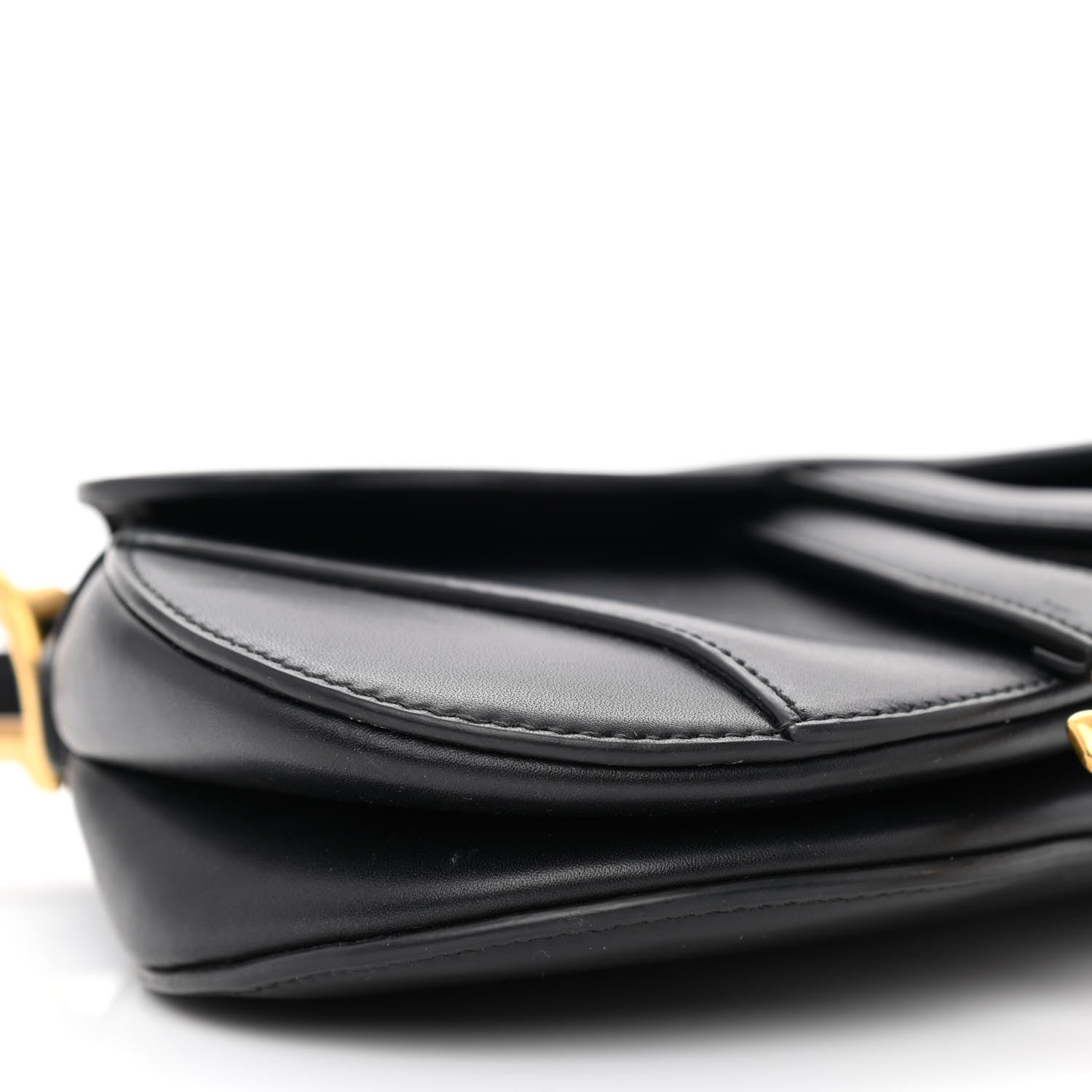 Christian Dior Calfskin Mini Saddle Bag Black 9 of 12