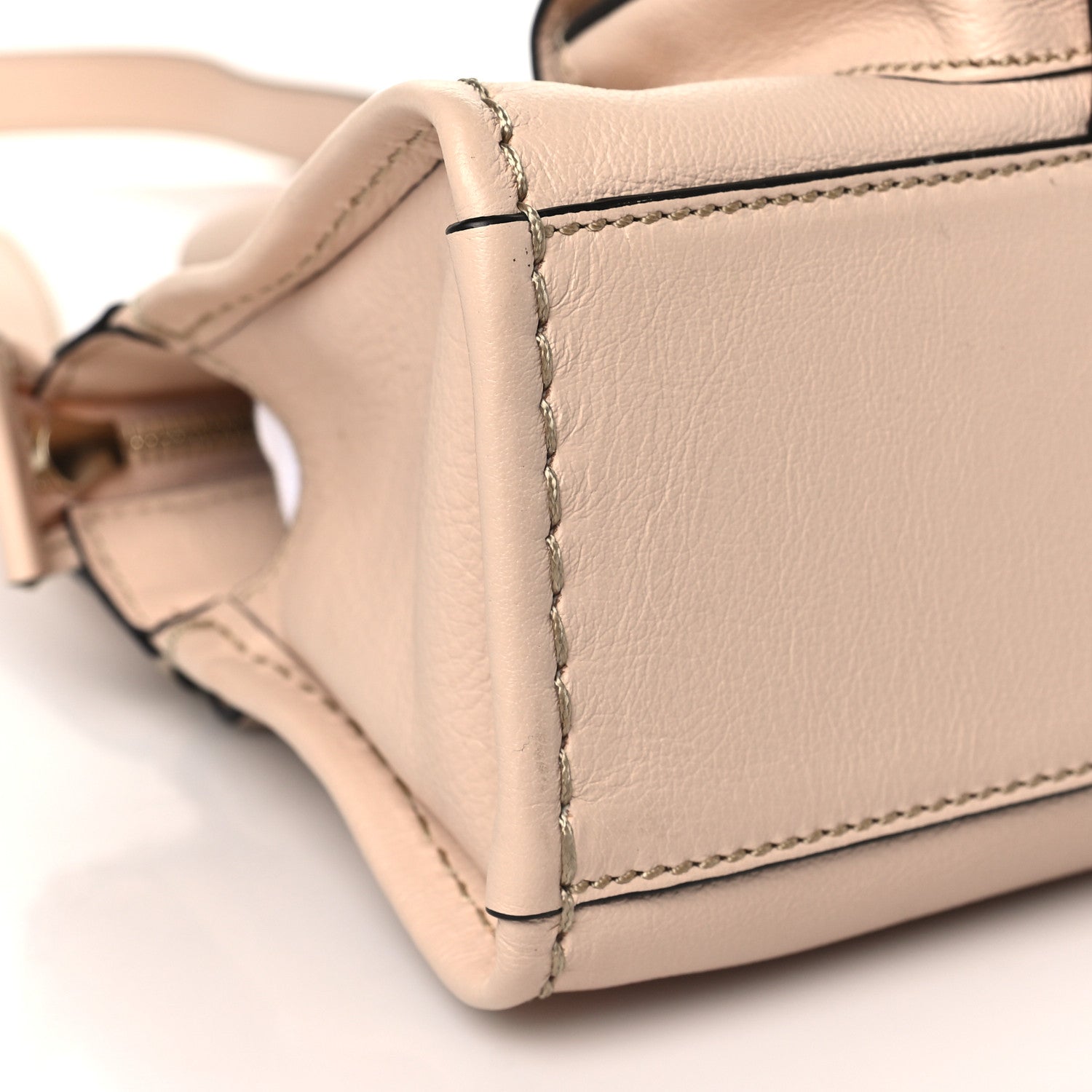 Chloe Buffalo Mini Edith Bag Cement Pink 7 of 8