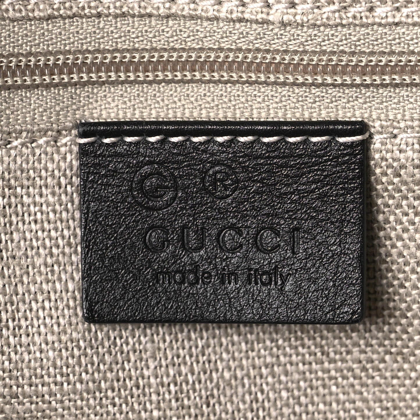 Microguccissima Flat Crossbody Black