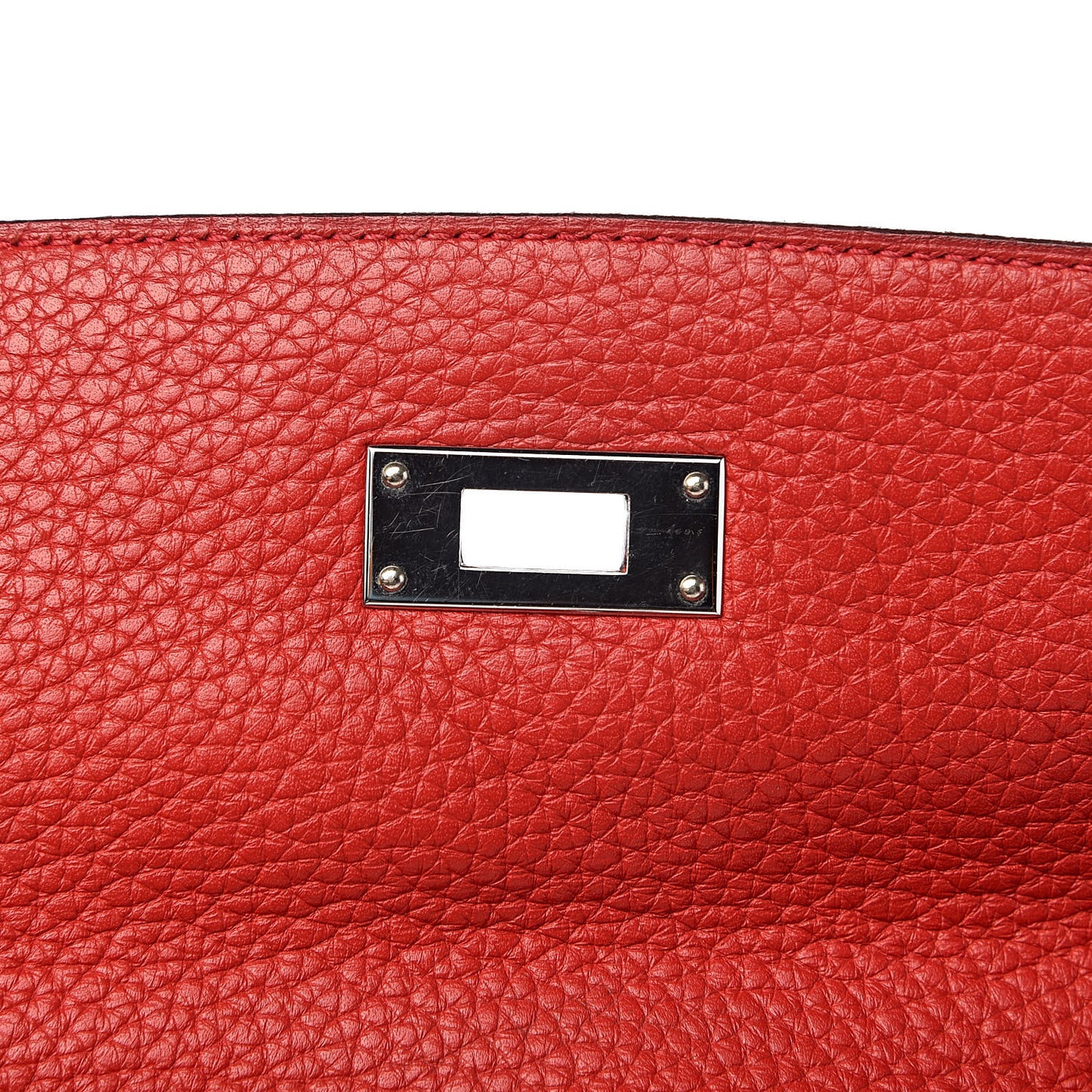 Taurillon Clemence Retourne Kelly 35 Rouge Garance