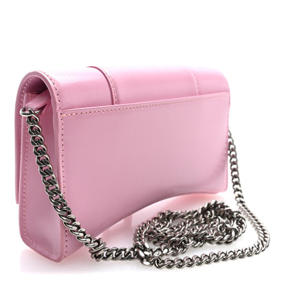 Balenciaga Shiny Box Calfskin Tonal B Hourglass Chain Bag Candy Pink 2 of 8