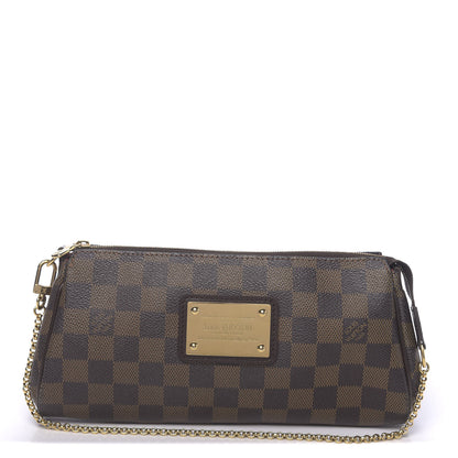 Louis Vuitton Damier Ebene Eva Clutch 1 of 13