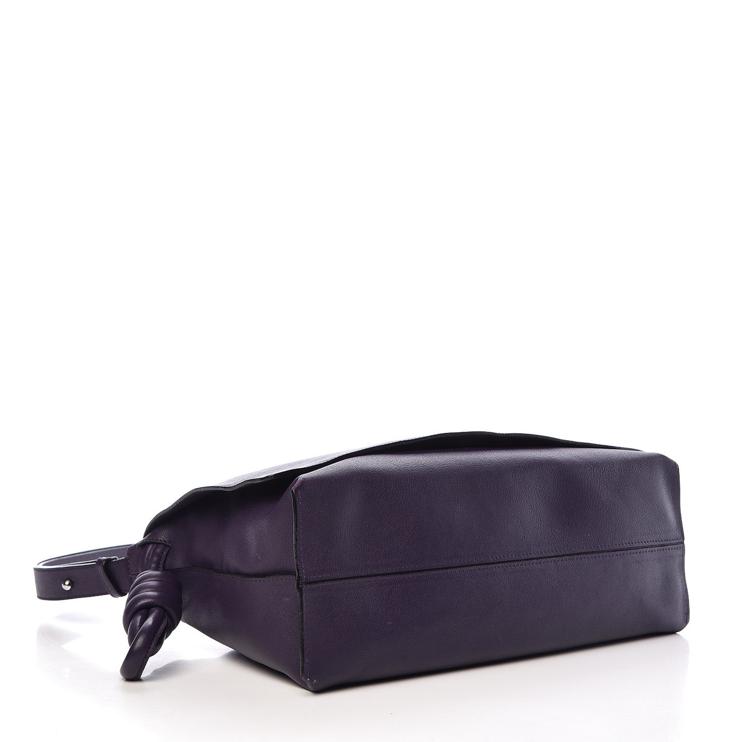 Calfskin Flamenco Knot Flap Bag Violet