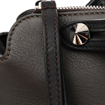 Fendi Vitello Dolce 4 Color Medium By The Way Boston Bag Carbone Grigio Polvere Multicolor 14 of 14