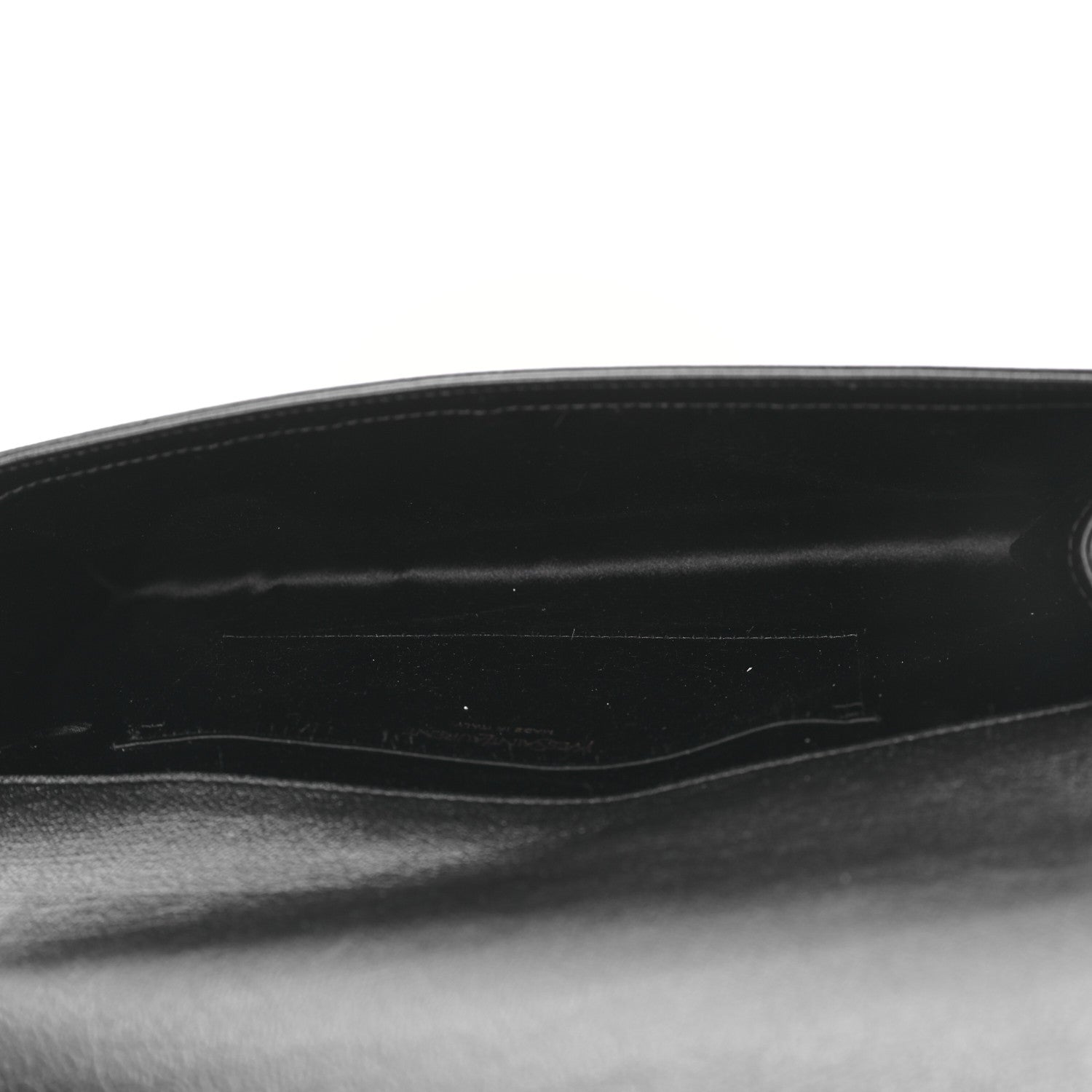 Saint Laurent Calfskin Monogram Large Belle De Jour Clutch Black 5 of 9