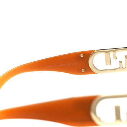 Fendi Acetate O'Lock Square Sunglasses FE40063I Orange Brown 5 of 7
