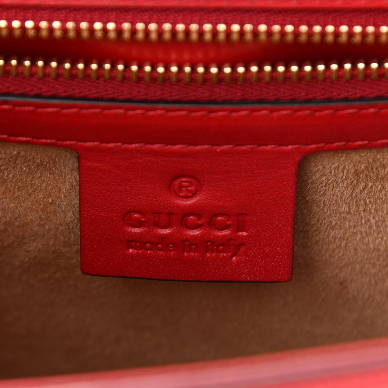 Gucci Calfskin Small Sylvie Shoulder Bag Hibiscus Red 5 of 11