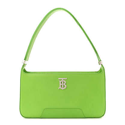 Burberry Smooth Calfskin Medium TB Shoulder Bag Brilliant Green 1 of 17