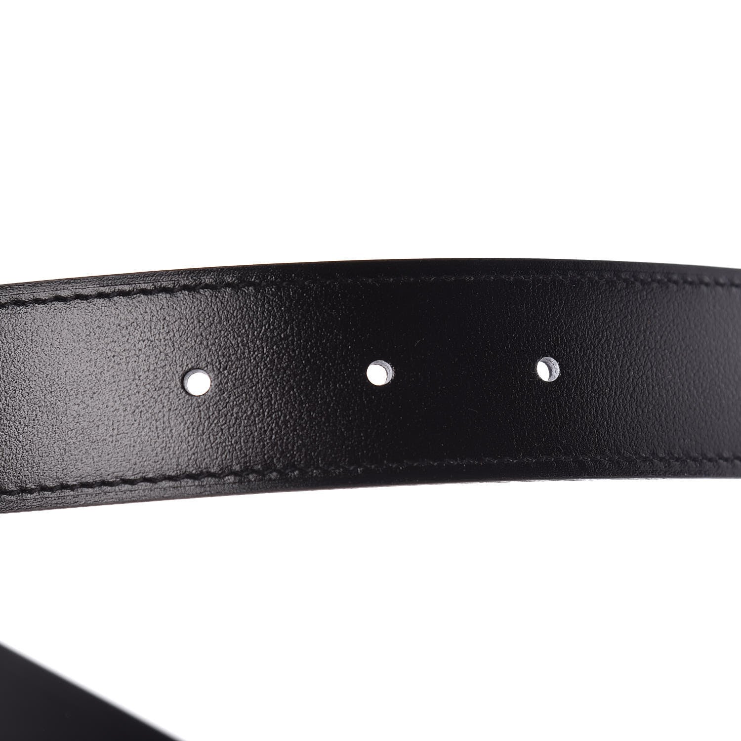 Hermes Box Togo 32mm Guilloche H Belt 90 Black 6 of 7