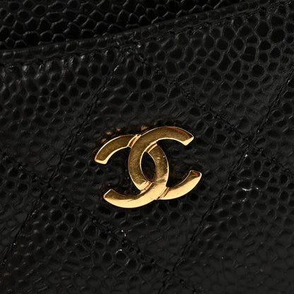 Chanel Caviar Quilted Card Holder Black 9 of 11