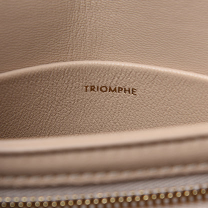 Celine Shiny Calfskin Large Triomphe Nude 5 of 10