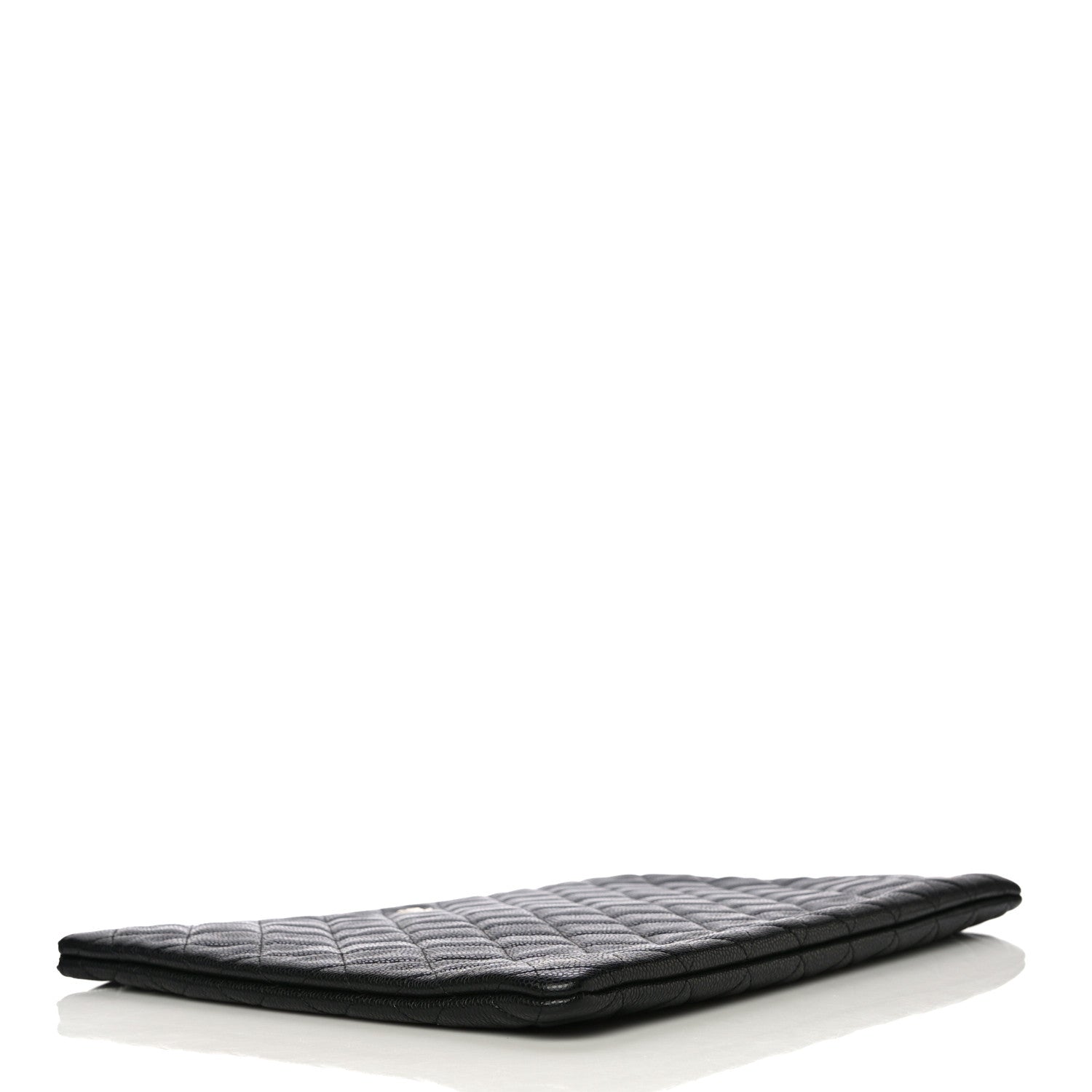 Chanel Caviar Quilted Large Cosmetic Case Black 4 of 10
