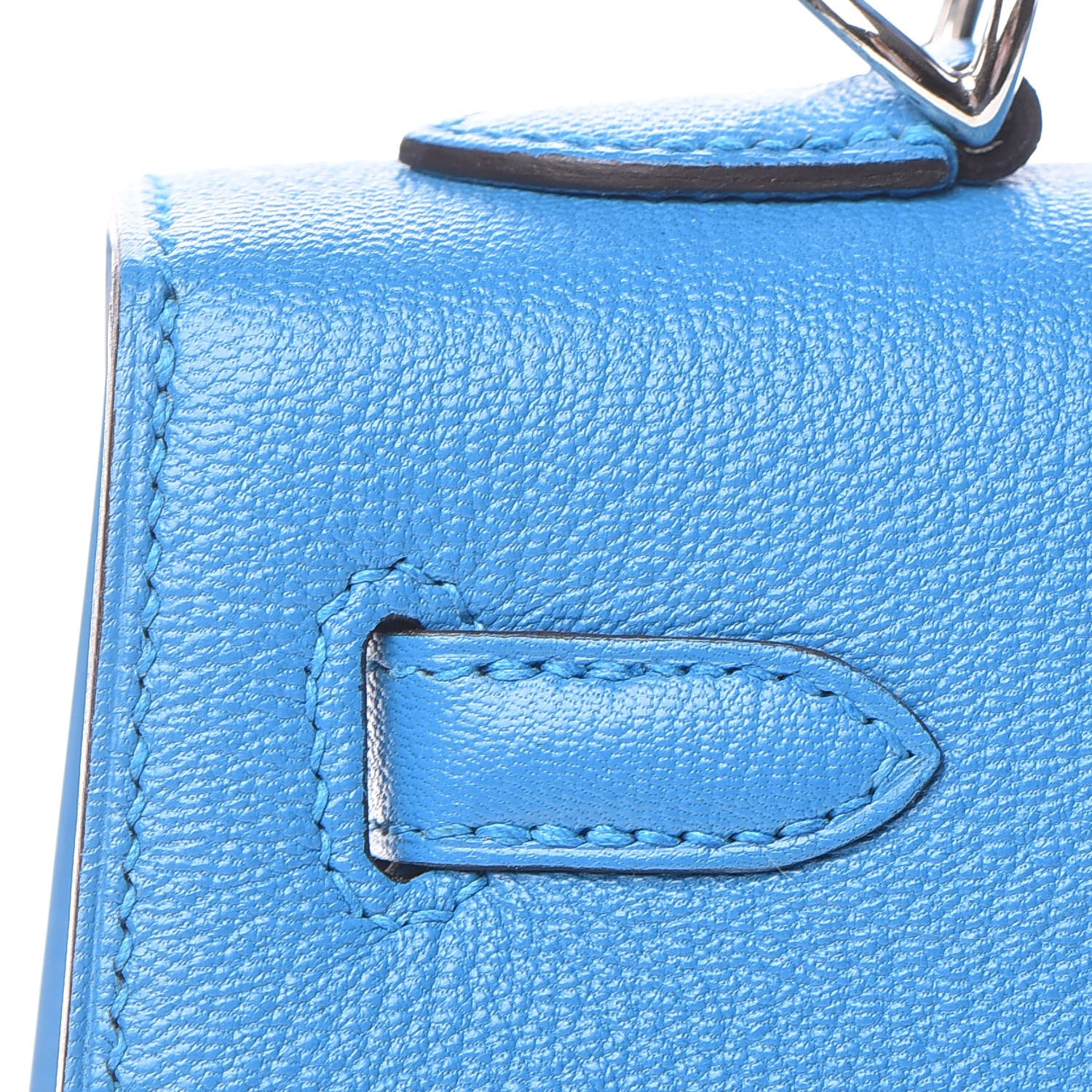 Hermes Chevre Chandra Kelly Sellier 25 Bleu Zanzibar 16 of 41