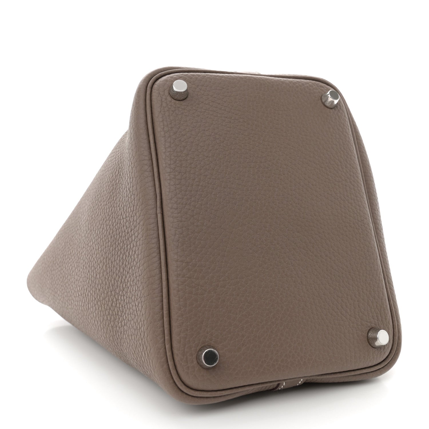 Hermes Taurillon Clemence Picotin Lock 18 PM Etoupe 4 of 11