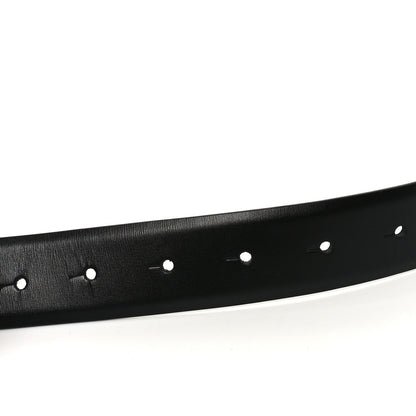 Valentino Garavani Glossy Calfskin VLogo 30mm Belt 105 42 Belt Black 4 of 4