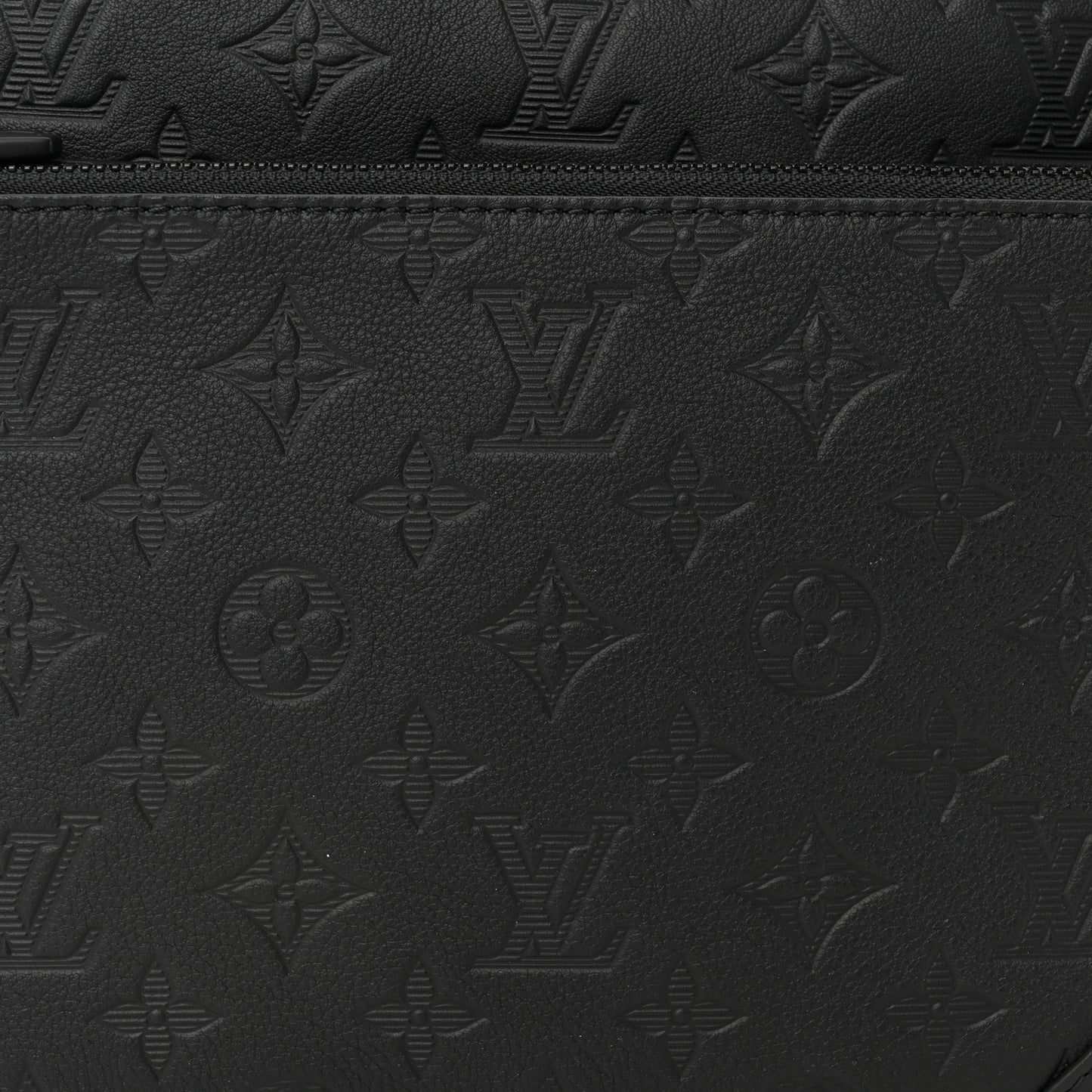 Calfskin Monogram Shadow Trio Messenger Black