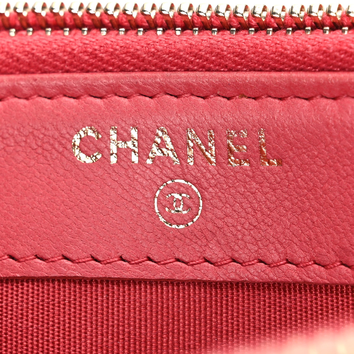 Chanel Lambskin Quilted Small Clutch With Chain Pink 6 of 12