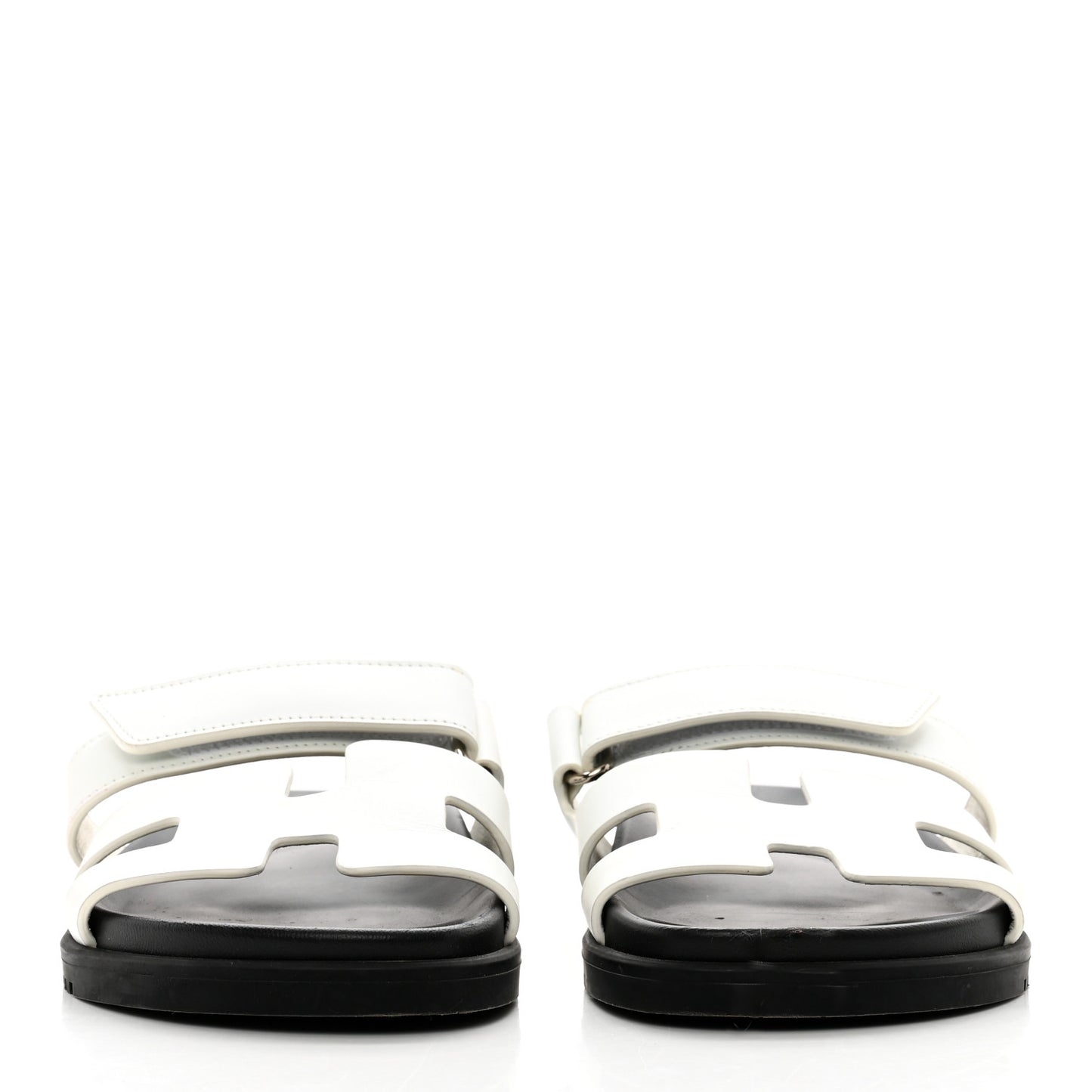 Calfskin Womens Chypre Sandals 38 White