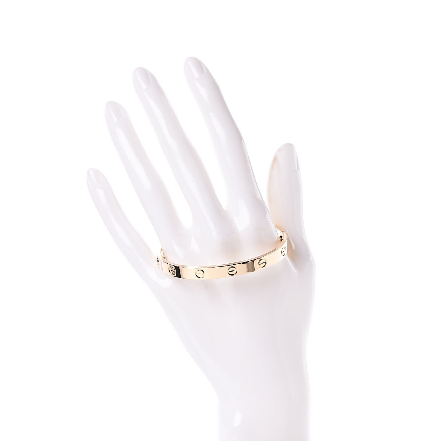 18K Yellow Gold LOVE Bracelet 17