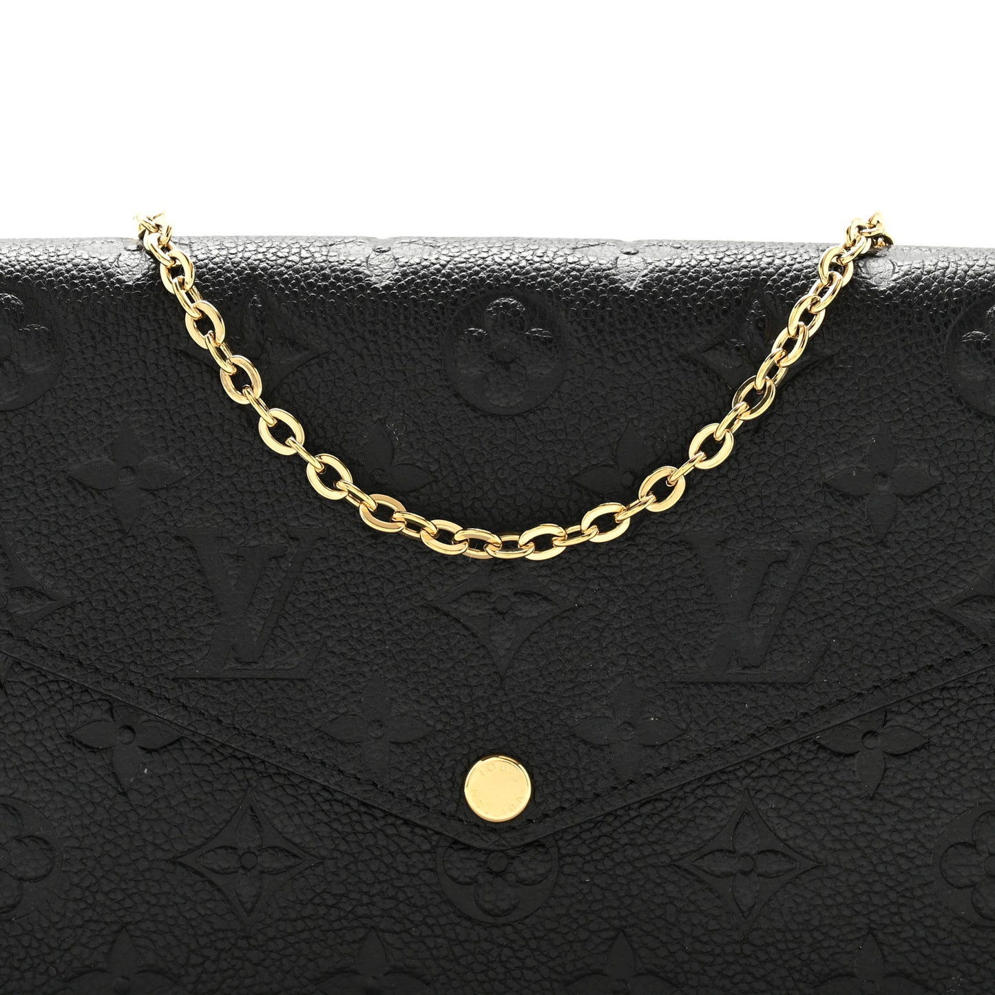 Empreinte Pochette Felicie Chain Wallet Black