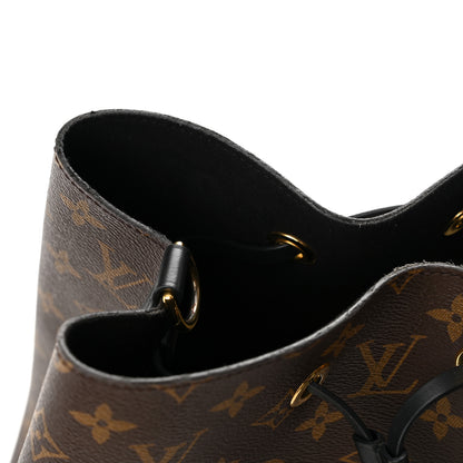 Louis Vuitton Monogram Neonoe MM Black 10 of 11