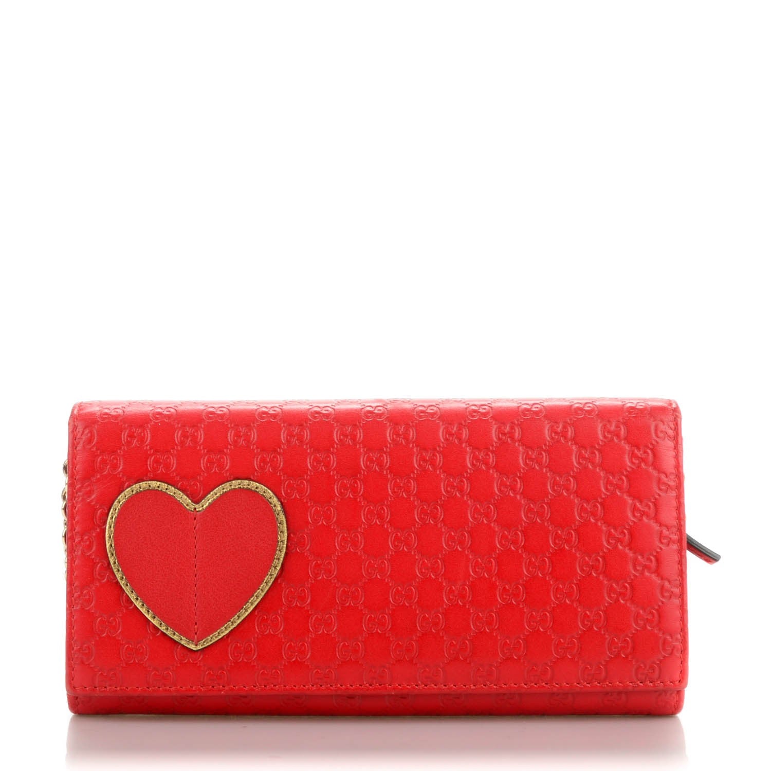 Gucci Microguccissima Chain Wallet Red 1 of 7